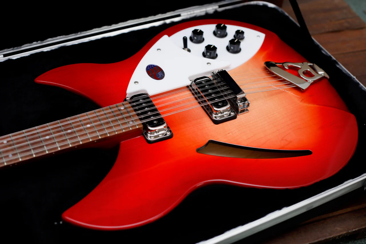 Rickenbacker 330/12 12-String Fireglo Semi-Hollow Electric Guitar - Image 12