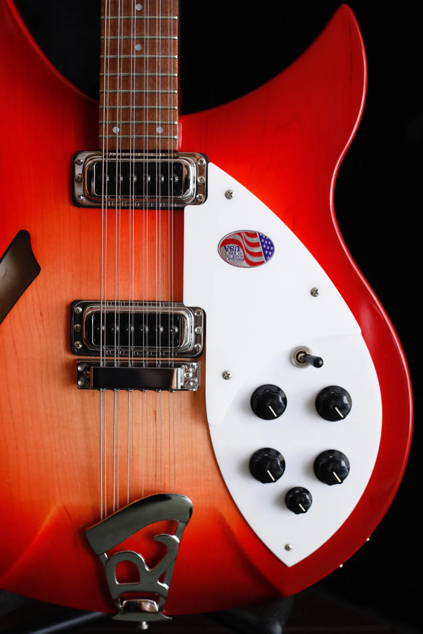 Rickenbacker 330/12 12-String Fireglo Semi-Hollow Electric Guitar - Image 4