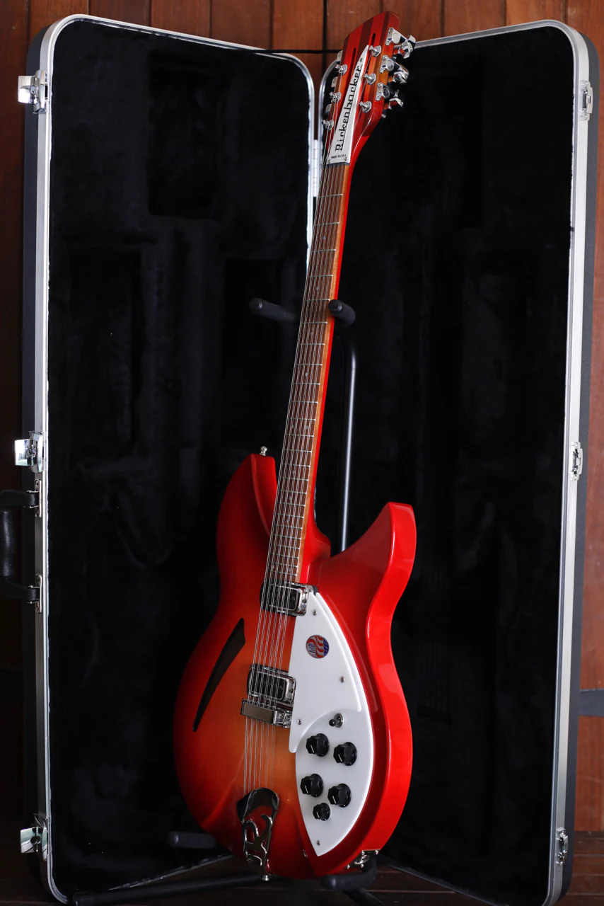 Rickenbacker 330/12 12-String Fireglo Semi-Hollow Electric Guitar - Image 9