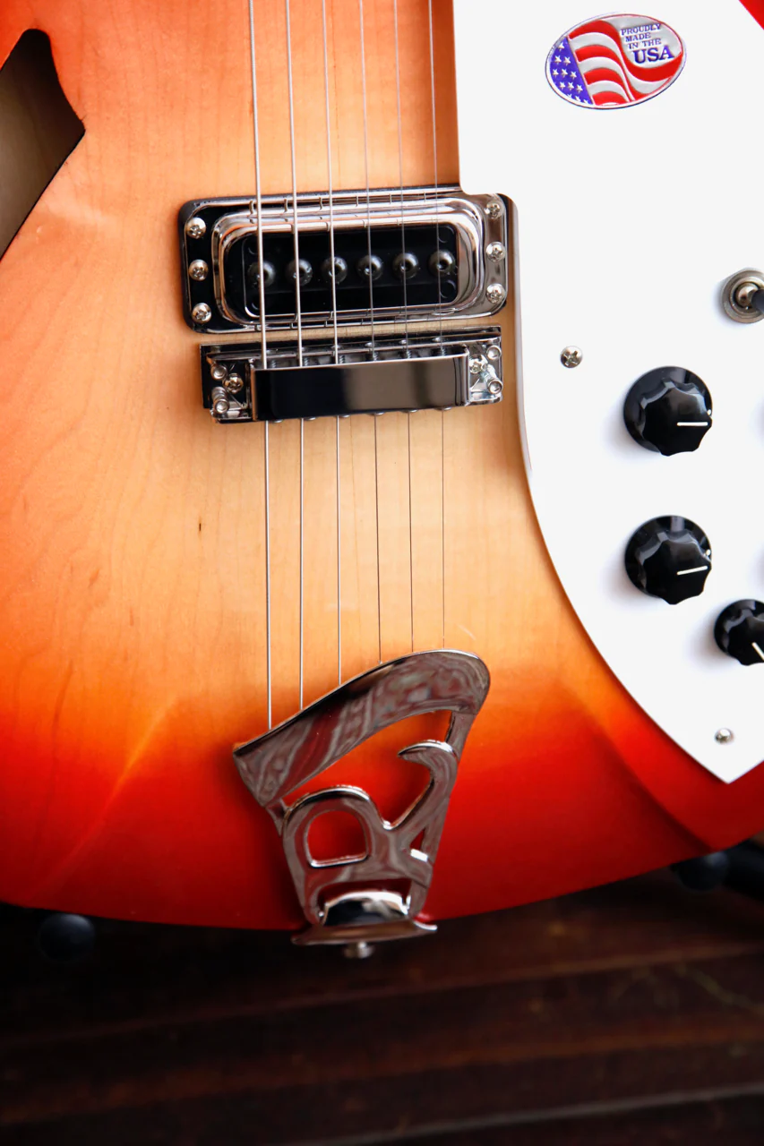 Rickenbacker 330 Fireglo Semi-Hollow Electric Guitar - Image 7