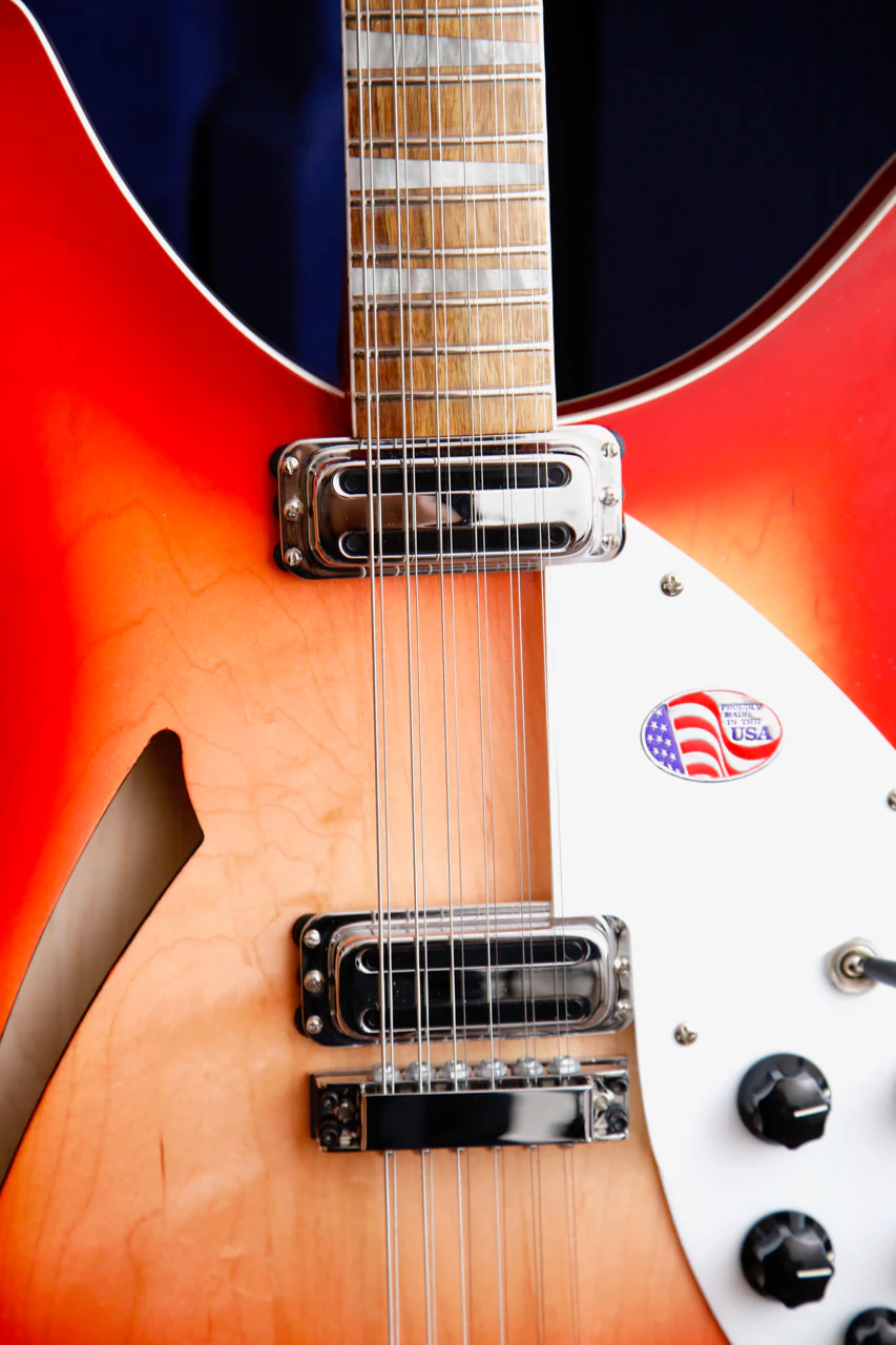 Rickenbacker 360/12c63 Vintage Reissue Fireglo 12-String Electric Guitar - Image 5