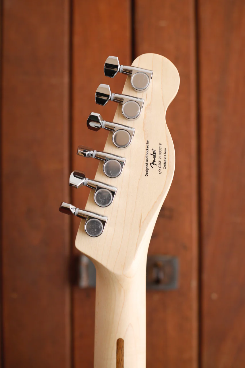 Squier Affinity Telecaster Electric Guitar Butterscotch Blonde Left Handed - Image 11