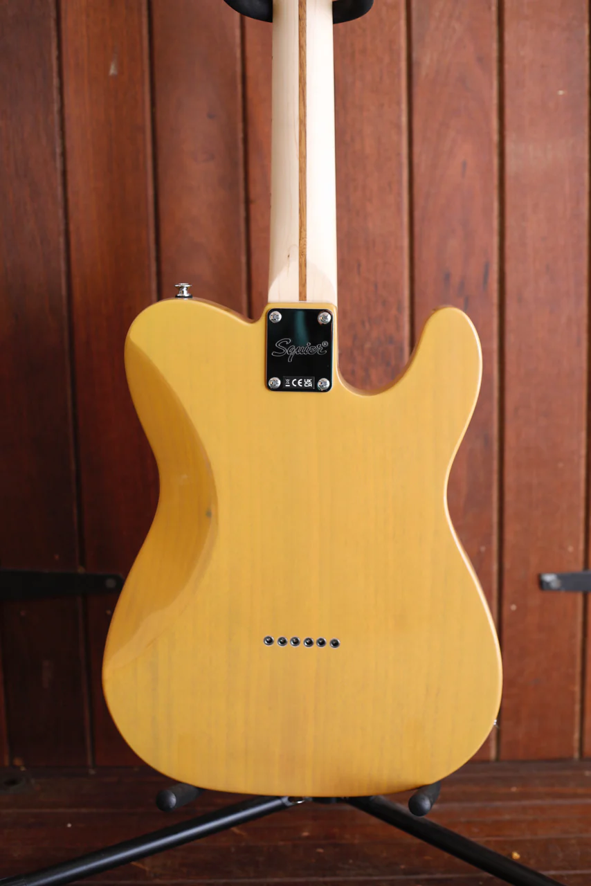 Squier Affinity Telecaster Electric Guitar Butterscotch Blonde Left Handed - Image 9