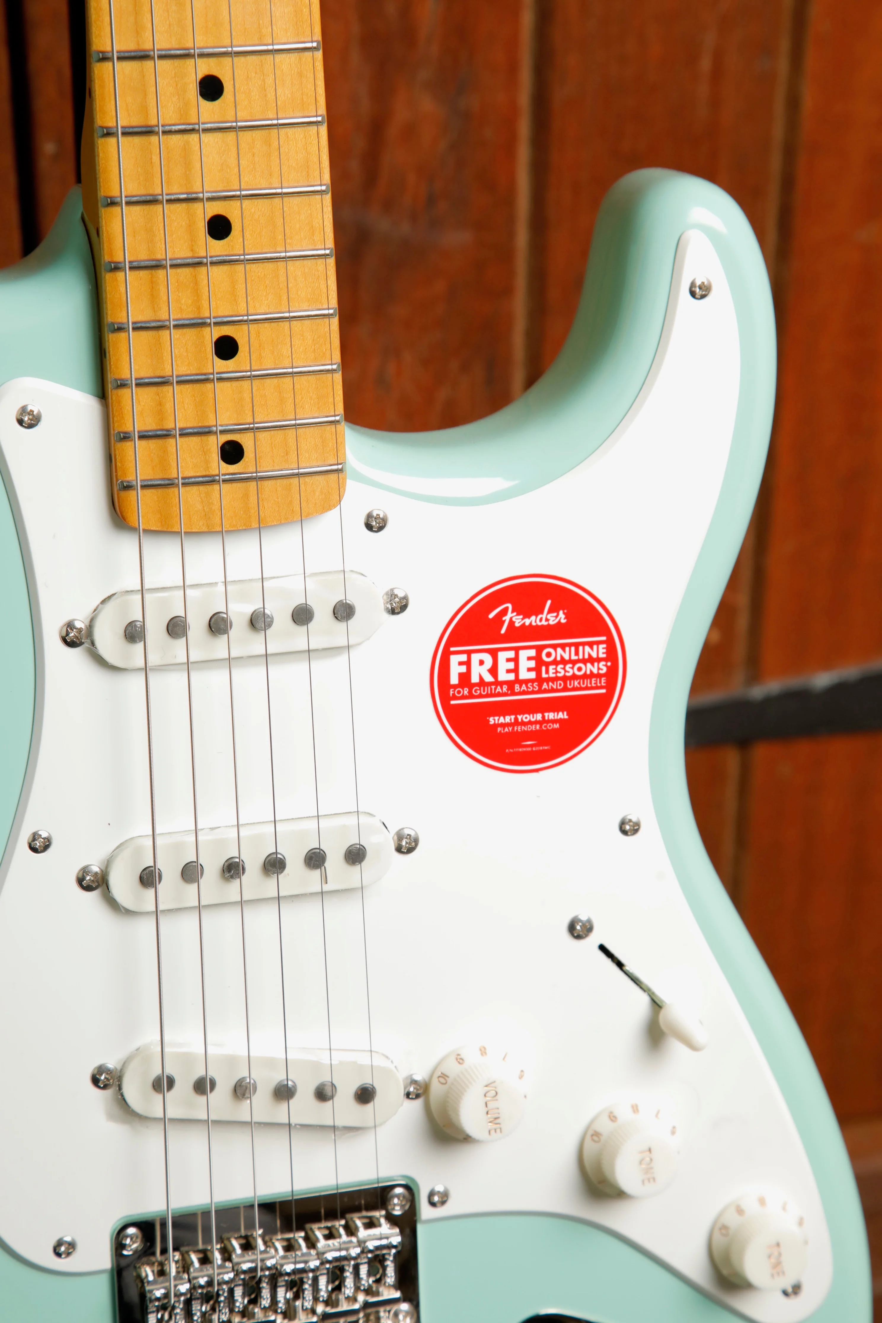 Squier Classic Vibe '50s Stratocaster HT Surf Green Electric Guitar - Image 6