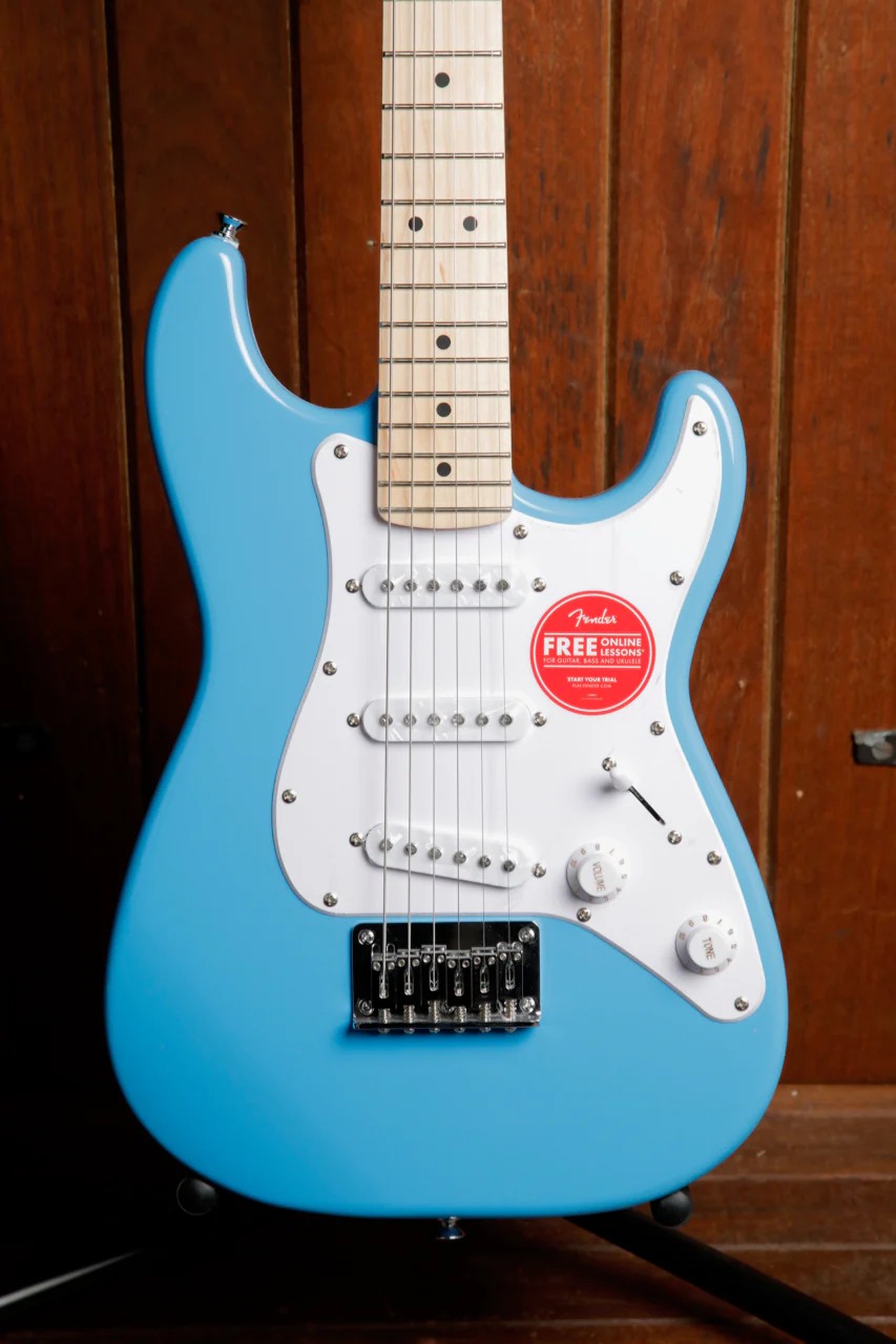 Squier Mini Stratocaster California Blue Electric Guitar