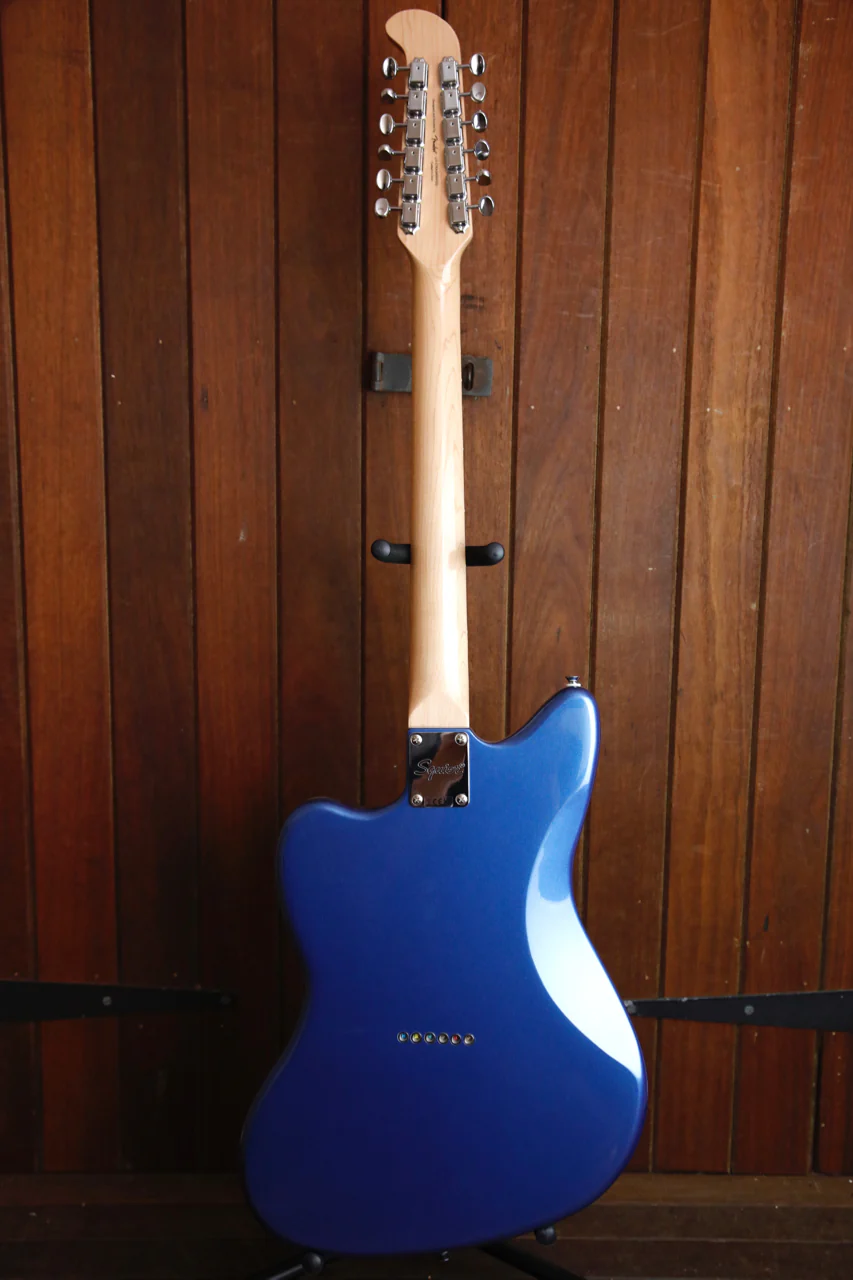Squier Paranormal Jazzmaster XII Lake Placid Blue 12-String Electric Guitar - Image 8