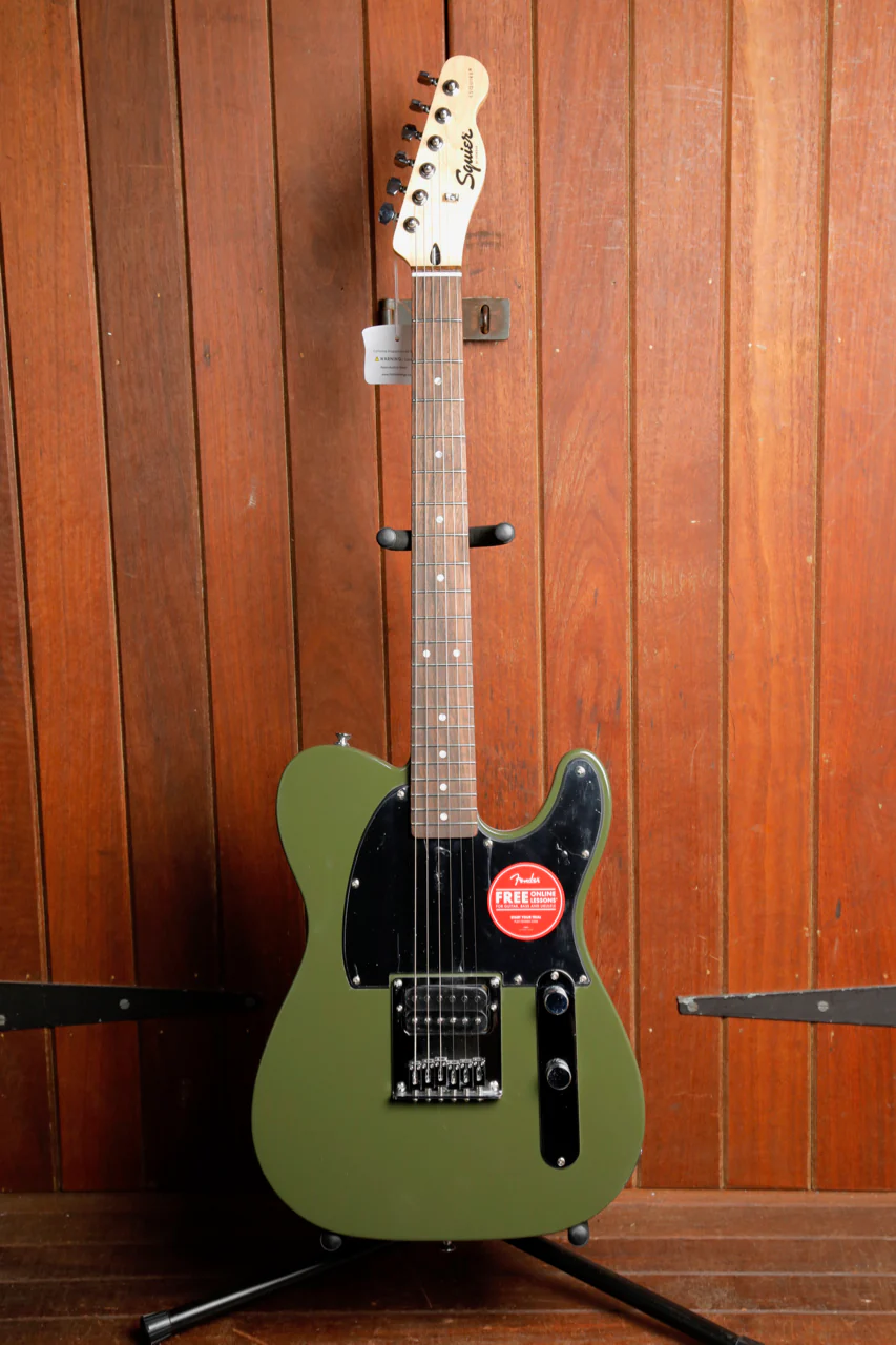 Squier Sonic Esquire H Olive Electric Guitar - Image 2