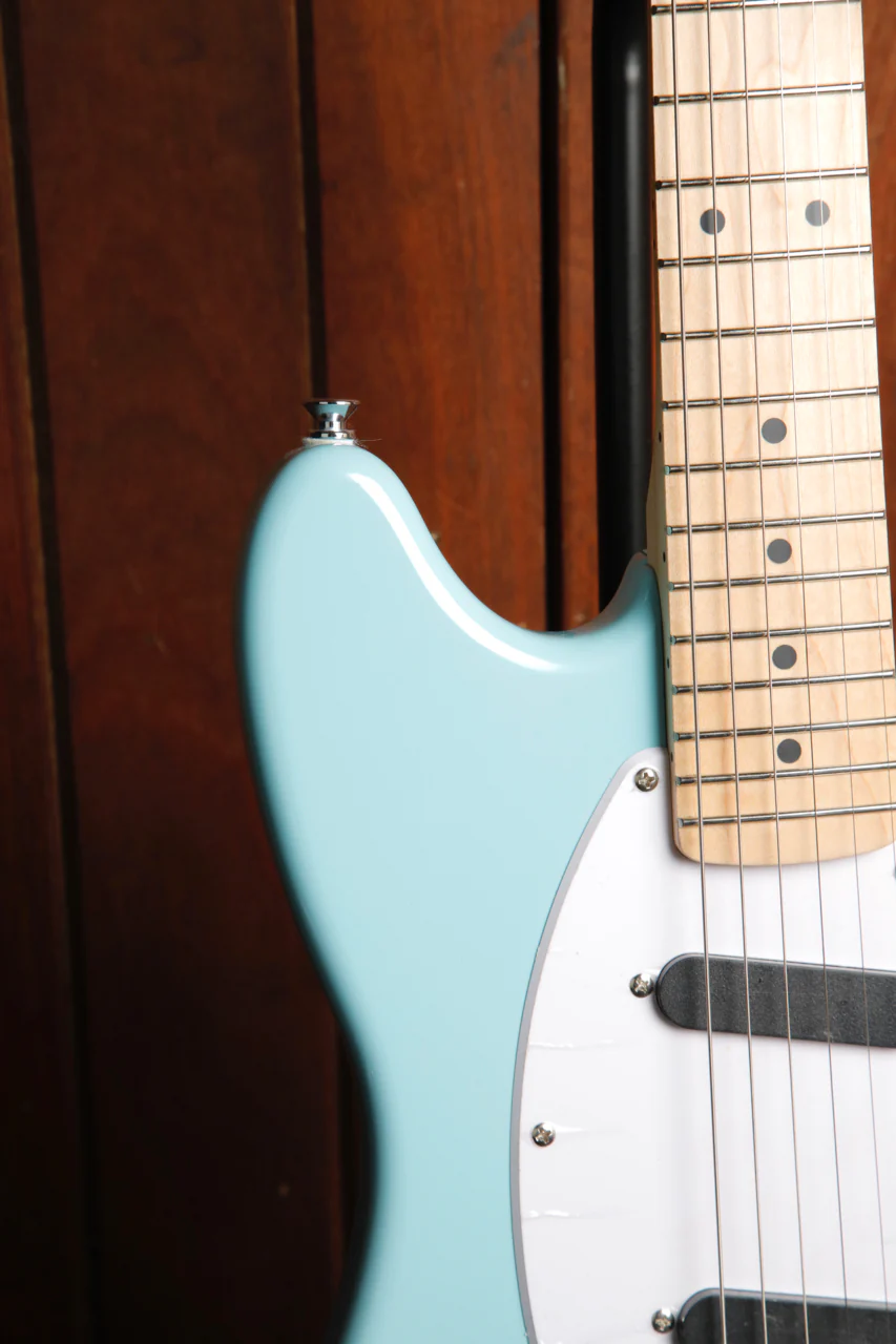 Squier Sonic Mustang Daphne Blue Electric Guitar - Image 6