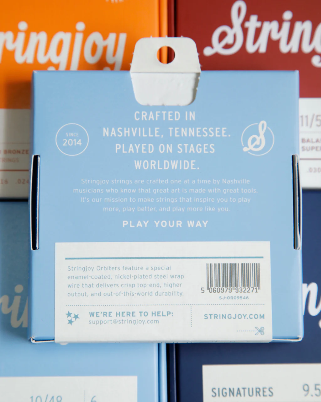 Stringjoy Orbiters Balanced Super Light Plus Gauge (9.5-46) Coated Nickel Wound Electric Guitar Strings - Image 2