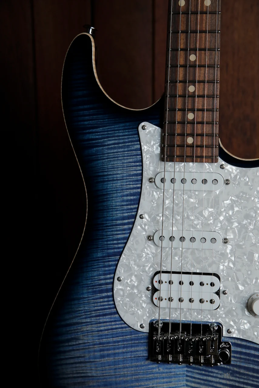 Suhr Standard Plus HSS Faded Whale Blue Burst Electric Guitar - Image 3