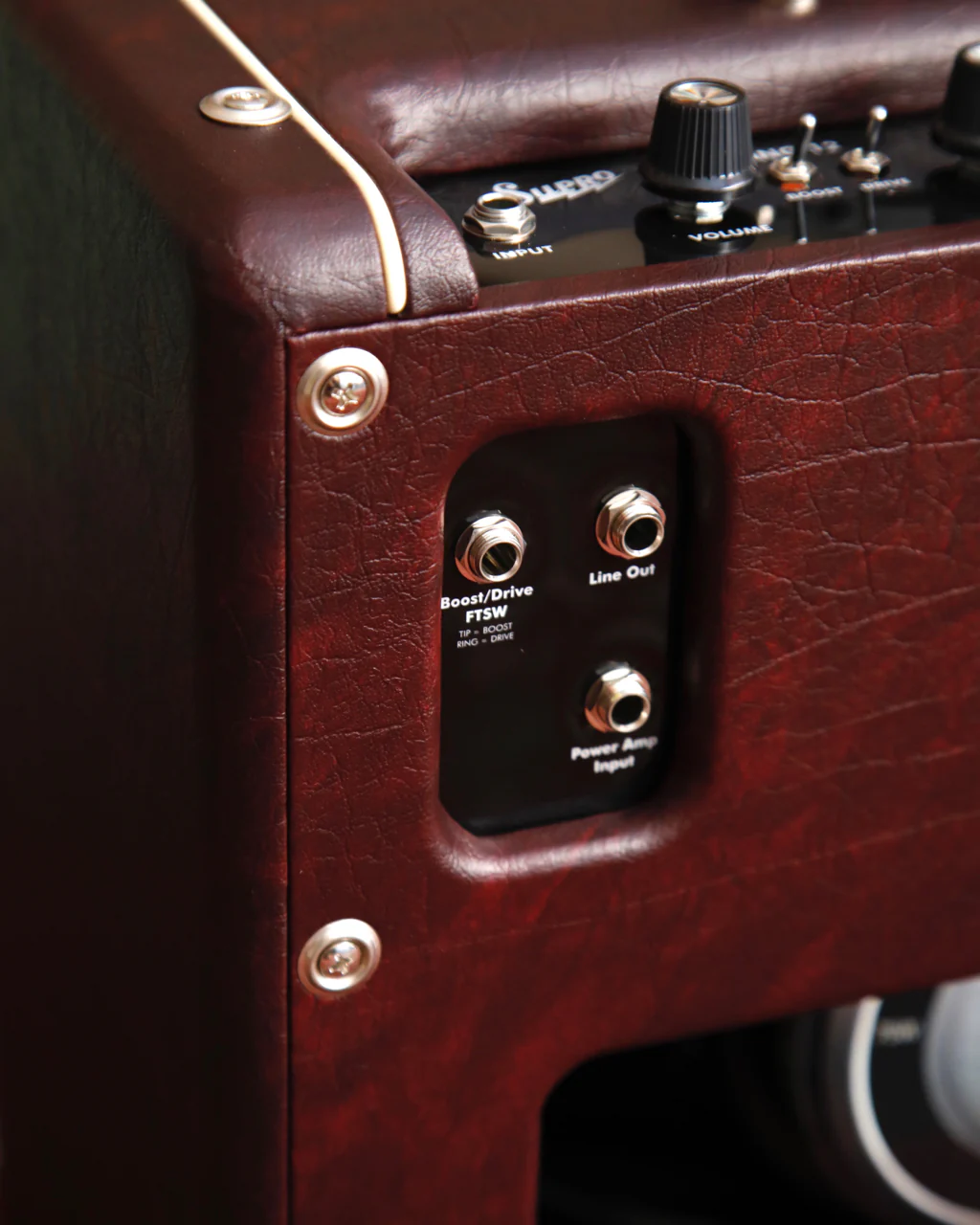 Supro Delta King 12 Combo 1x12" Amplifier Burgundy and Cream - Image 8