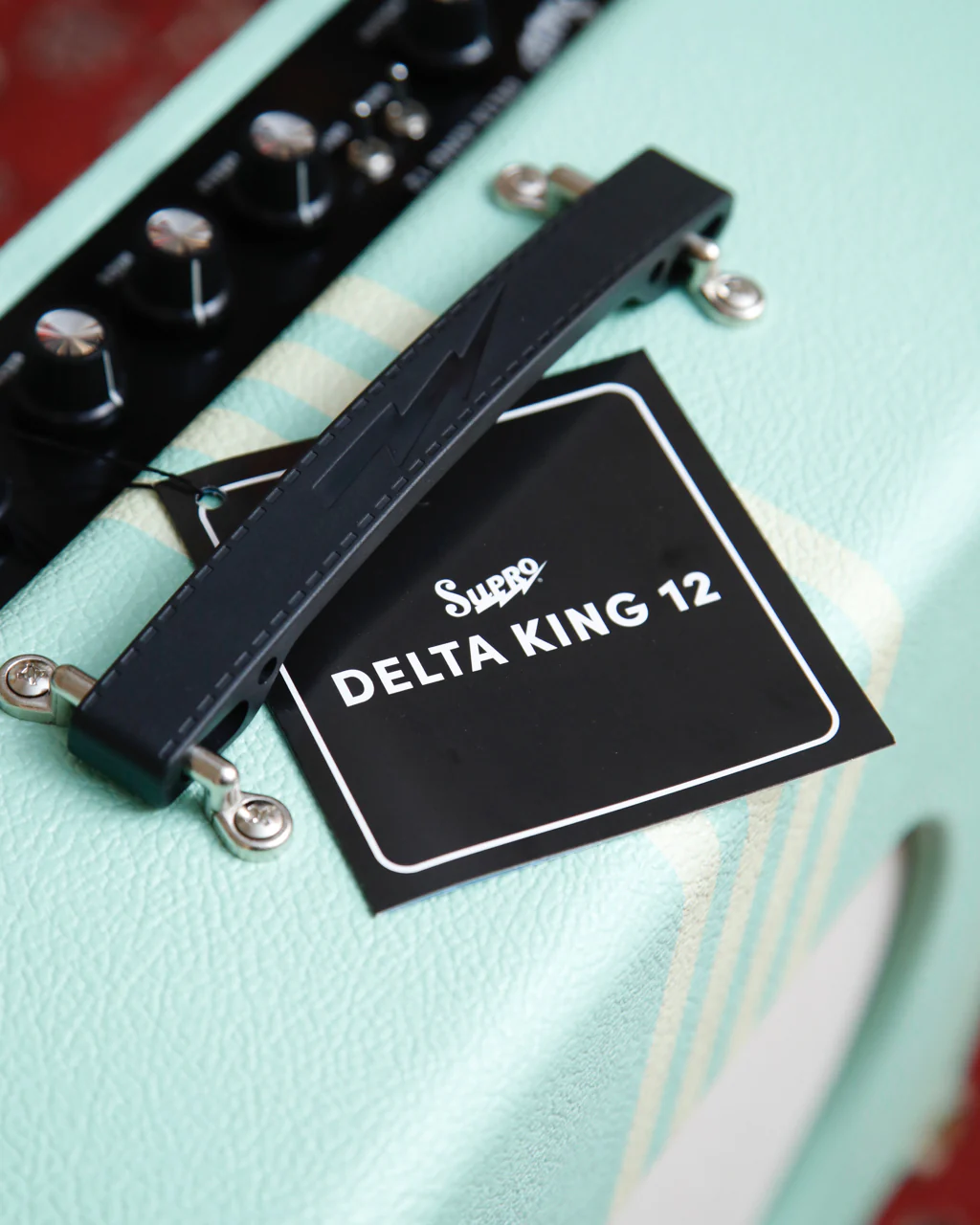 Supro Delta King 12 Combo 1x12" Amplifier Seafoam Green - Image 4