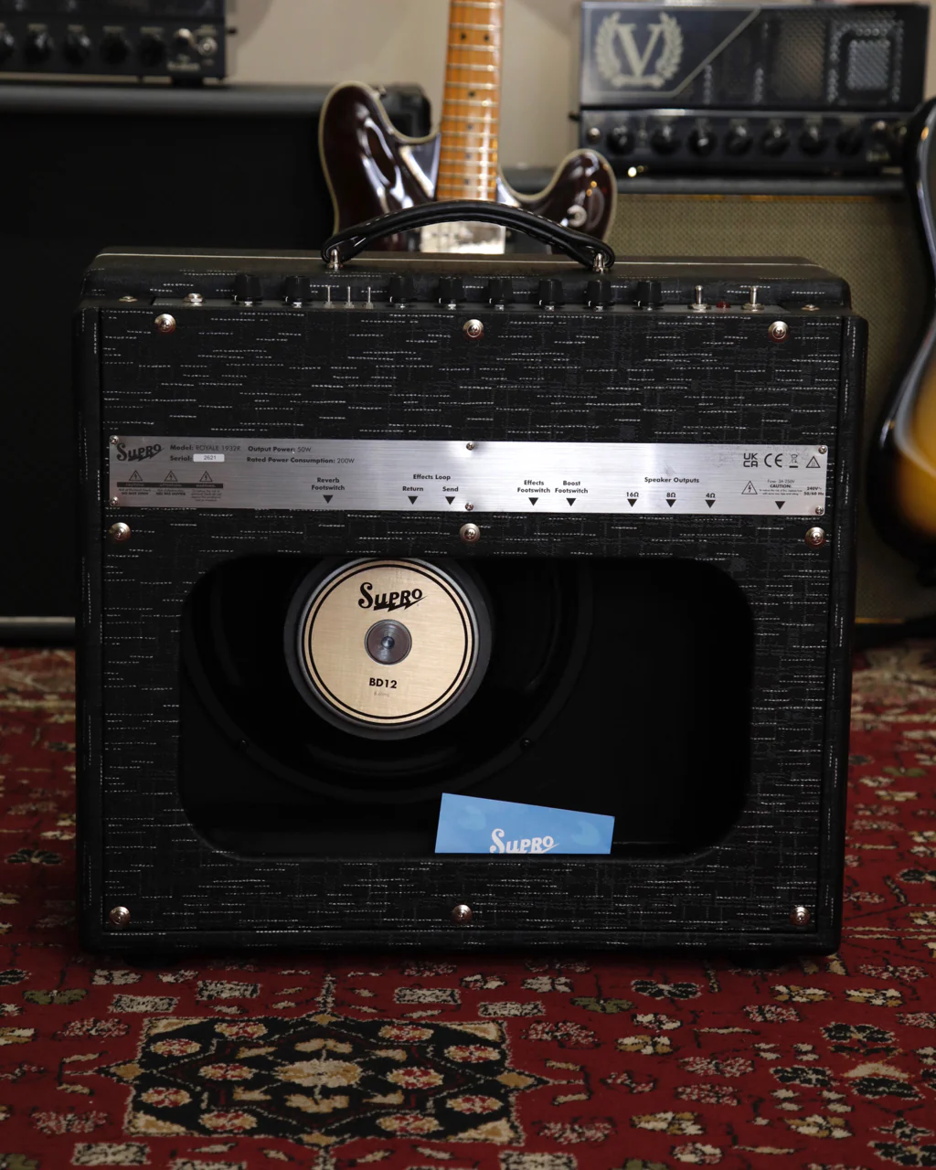 Supro Royale 1x12 Combo Amplifier Black Scandia - Image 7