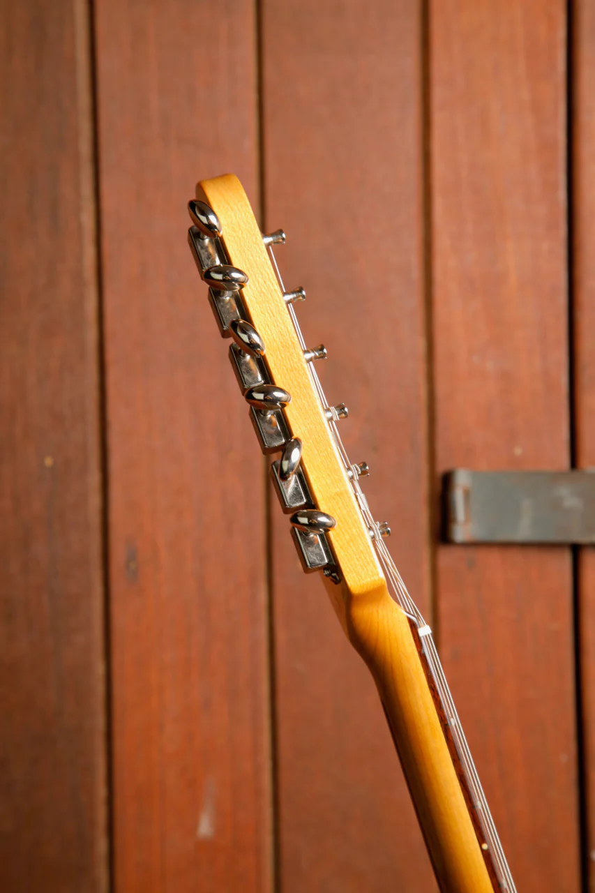 SX Mini 3/4 Vintage Style Electric Guitar Sunburst - Image 7
