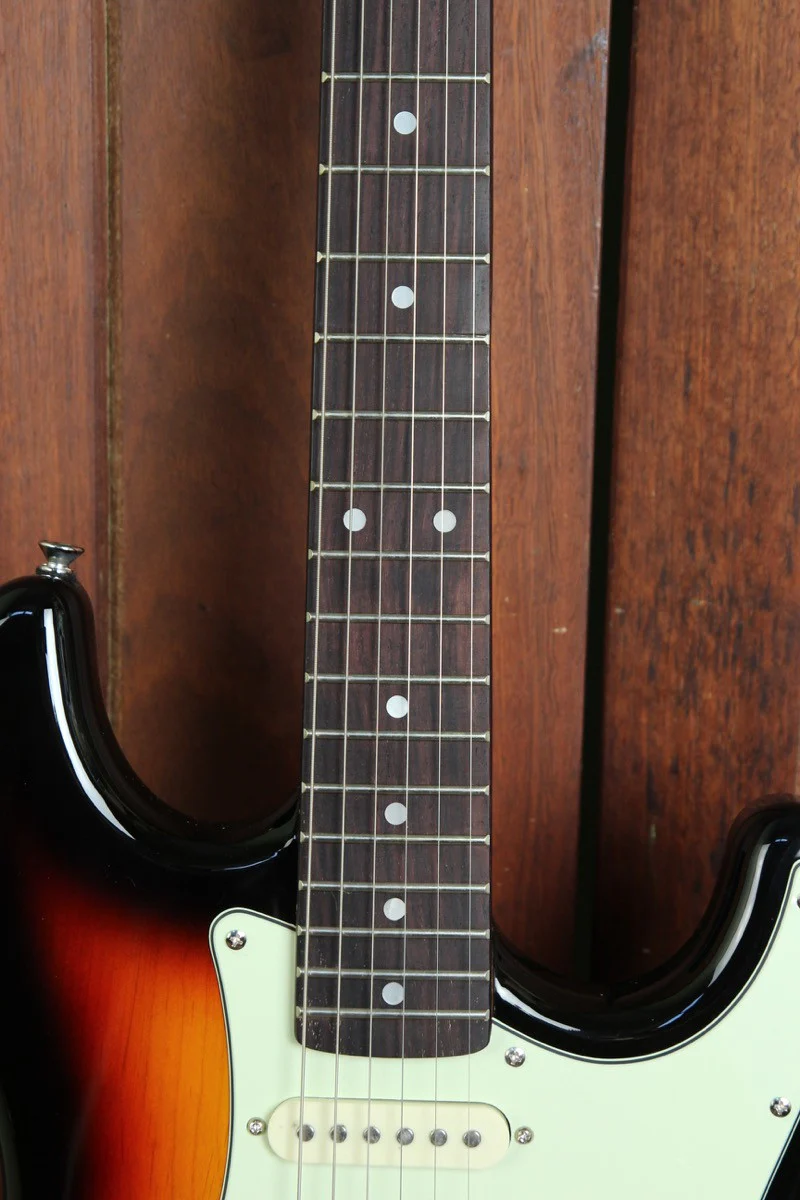 SX Vintage Style Electric Guitar Sunburst with Bag - Image 3