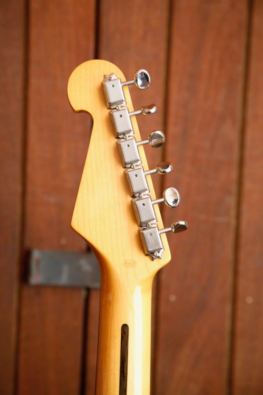 SX Vintage Style Electric Guitar Vintage Green With Bag - Image 8
