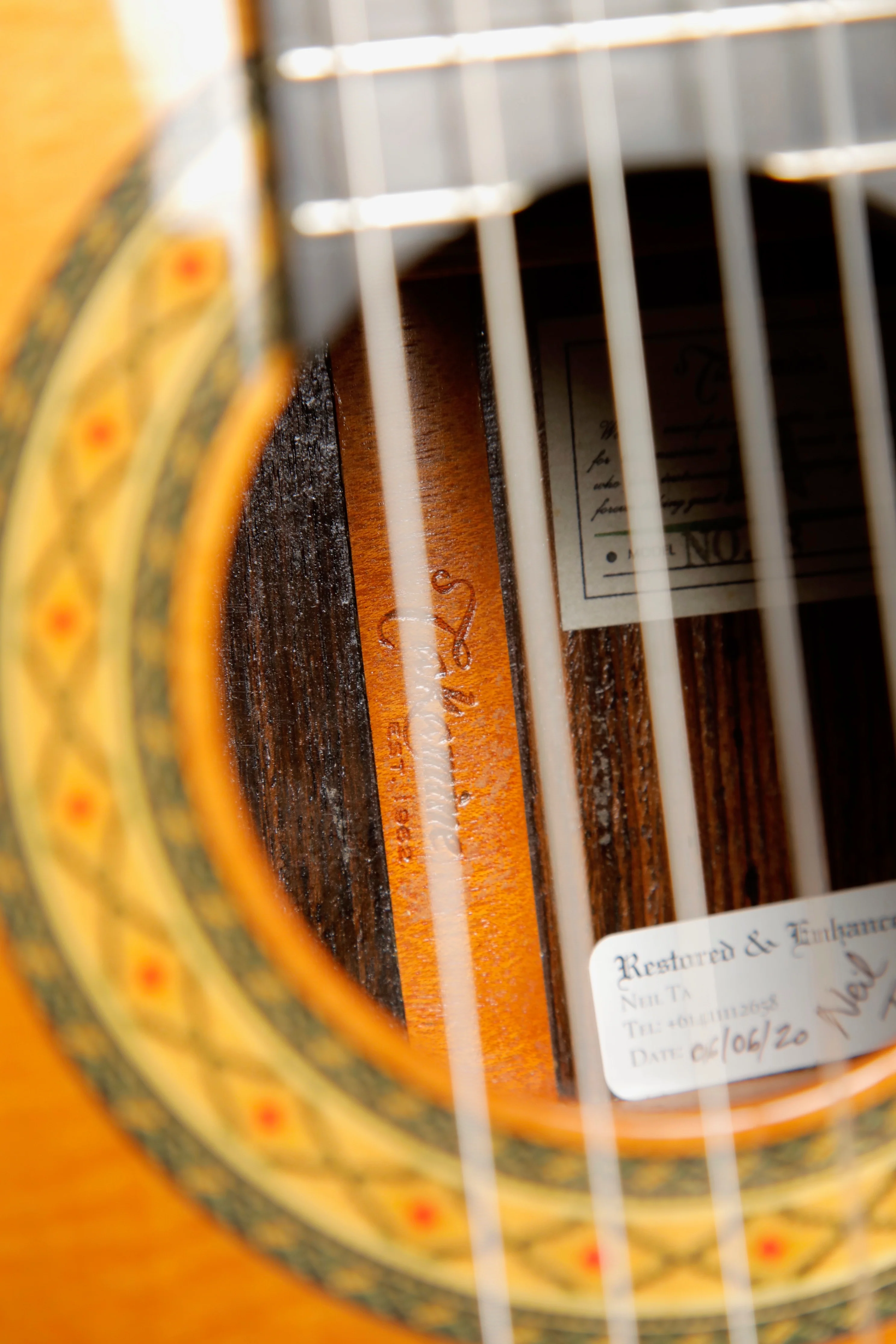 Takamine Model No 8 Nylon String Classical Guitar Vintage MIJ Pre-Owned - Image 8