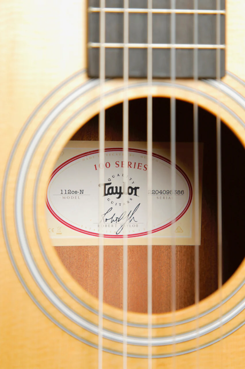 Taylor 112ce-N Acoustic-Electric Nylon Guitar - Image 7