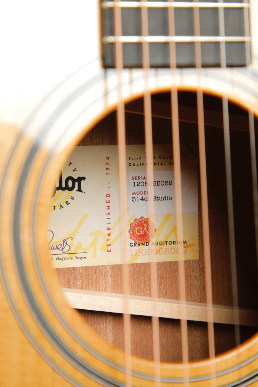 Taylor 314ce Studio Grand Auditorium Acoustic-Electric - Image 8