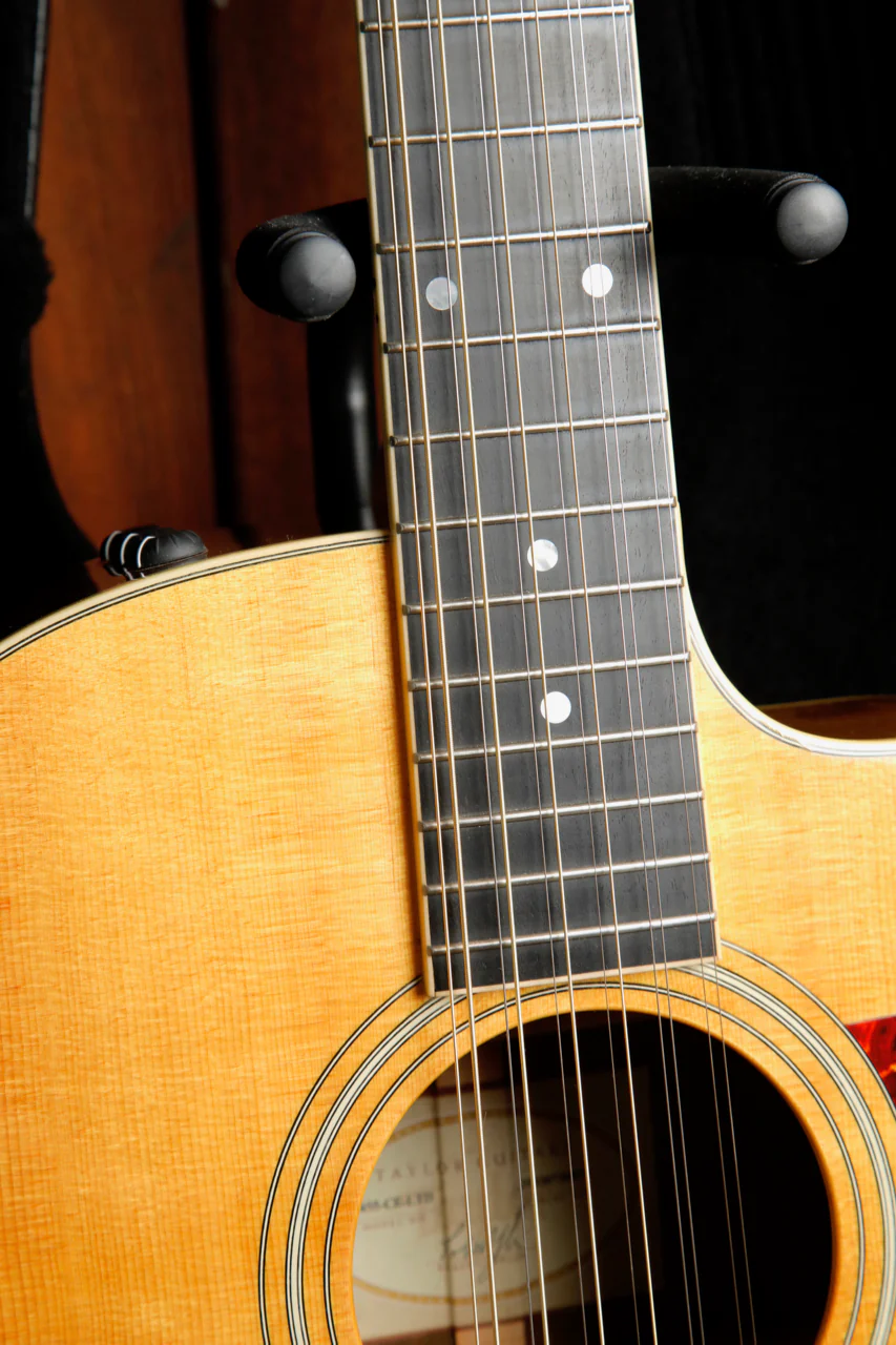 Taylor 455 CE LTD Jumbo Acoustic-Electric 12-String Guitar 2003 Pre-Owned - Image 5