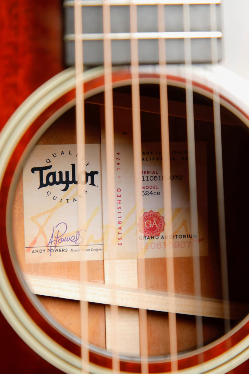 Taylor 524ce Grand Auditorium Acoustic-Electric Guitar 2019 Pre-Owned - Image 7