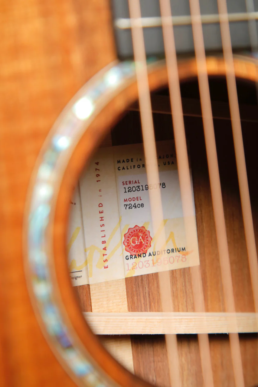 Taylor 724ce Hawaiian Koa Acoustic-Electric Guitar - Image 8