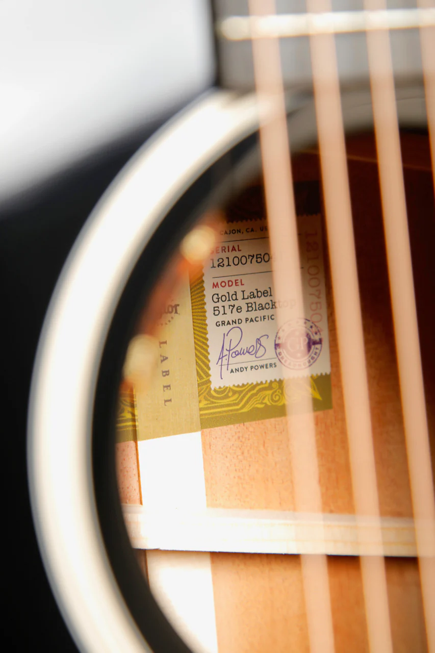 Taylor Gold Label 517e Blacktop Spruce / Mahogany Acoustic-Electric Guitar - Image 9
