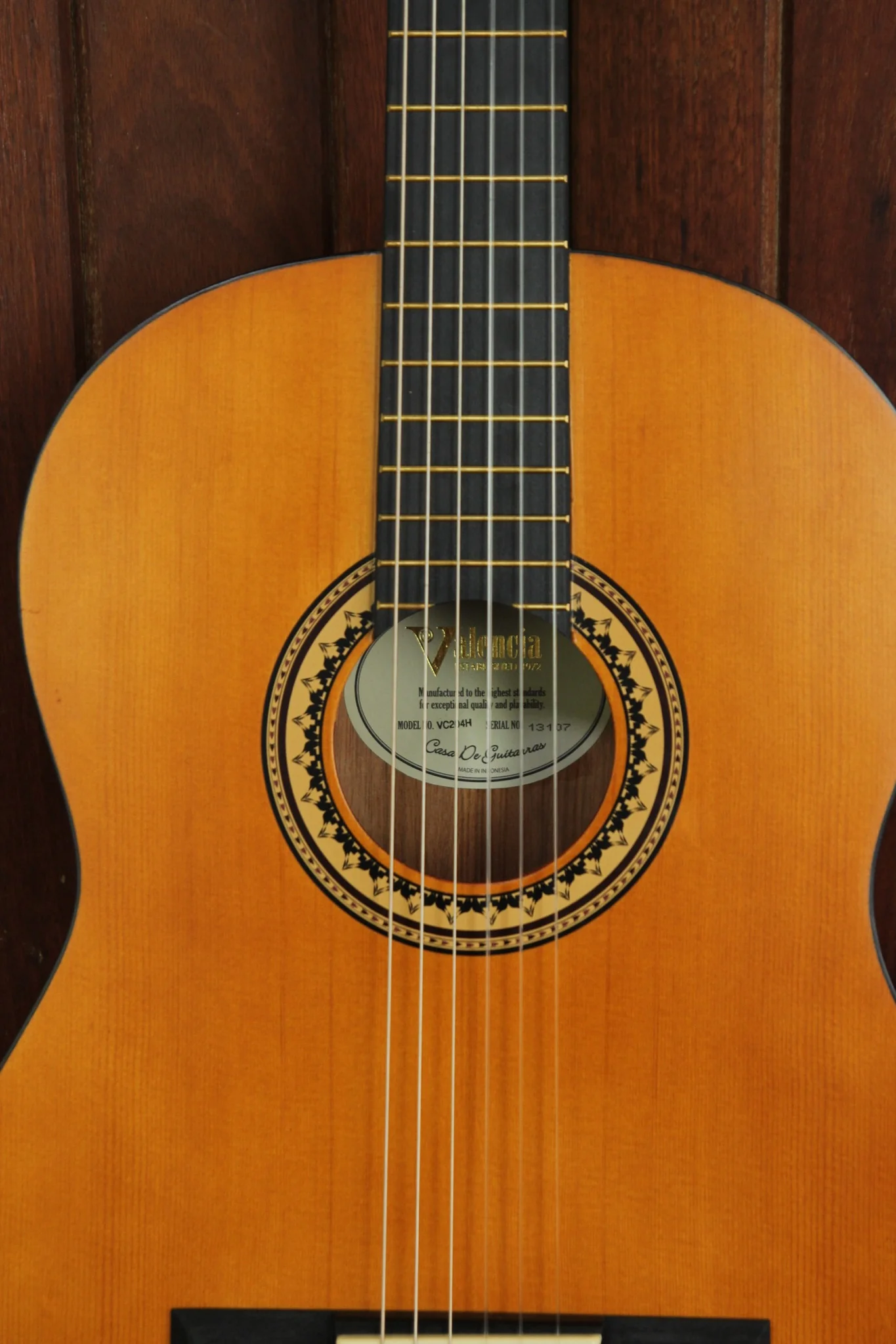 Valencia 200 Series Slim Neck Classical Nylon Guitar VC204H VC203H - Image 3