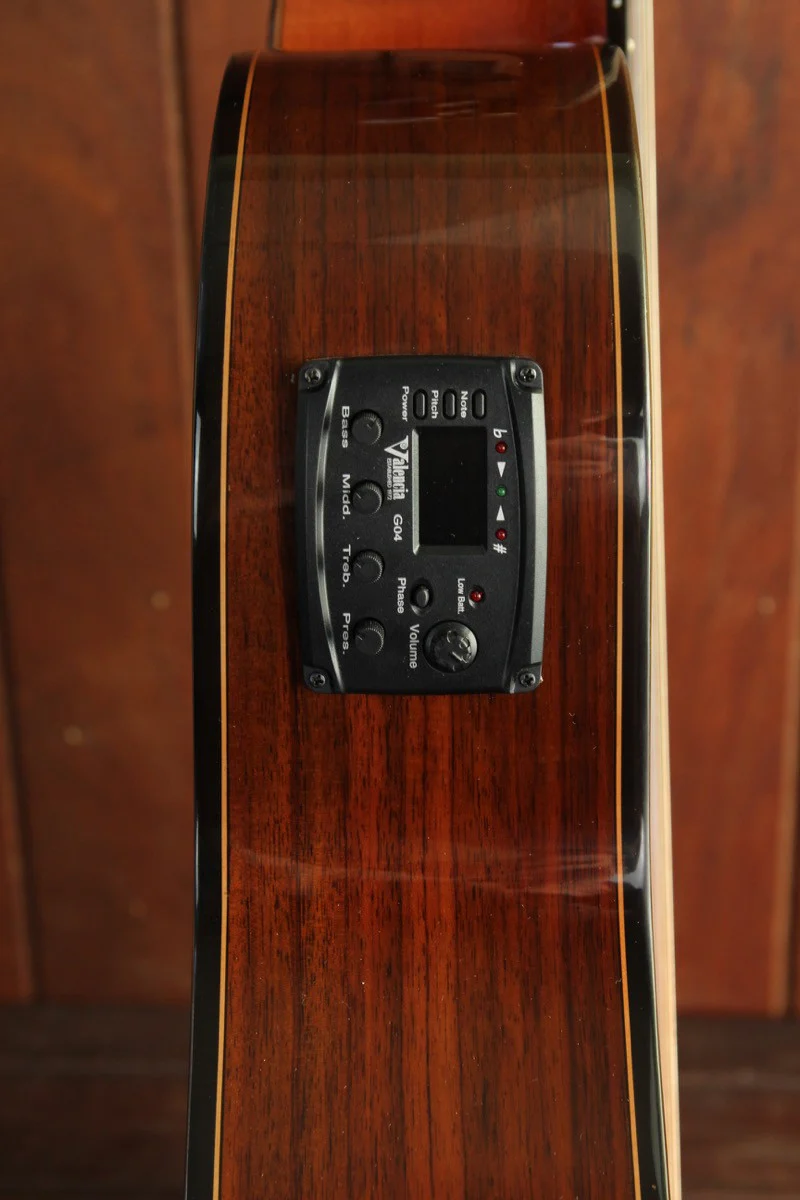 Valencia VC604CE Acoustic-Electric Cutaway Nylon Guitar - Image 6