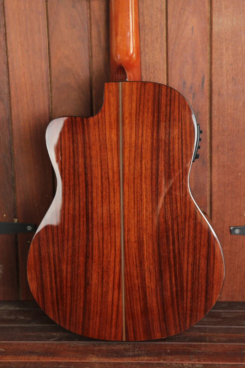 Valencia VC604CE Acoustic-Electric Cutaway Nylon Guitar - Image 7
