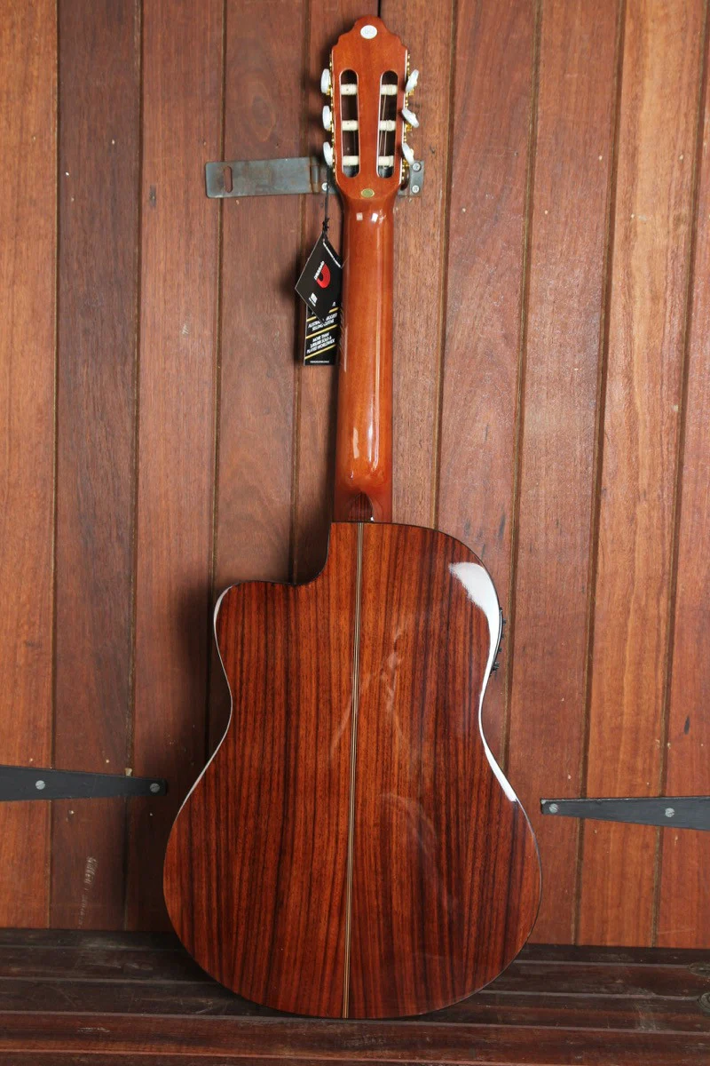 Valencia VC604CE Acoustic-Electric Cutaway Nylon Guitar - Image 8
