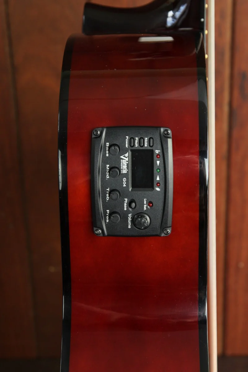Valencia VC104CE Series Classical Nylon Acoustic-Electric Guitar - Image 5