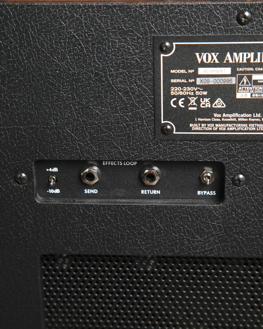 Vox Hand Wired AC4 Valve Guitar Amplifier Combo - Image 8