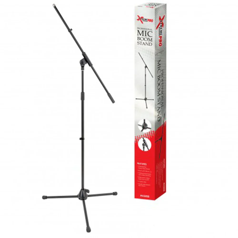 Xtreme MA585B Telescopic Microphone Boom Stand - Black