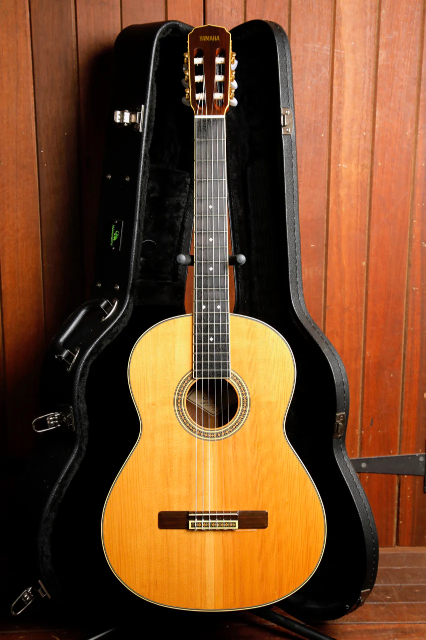 Yamaha CP-400 Vintage Classical Acoustic Guitar w/Pickup 1978 Pre-Owned - Image 2