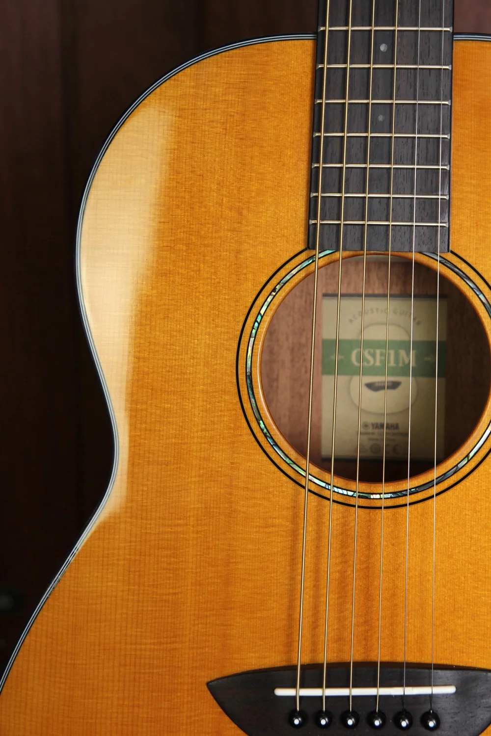 Yamaha CSF1M Small Body Travel Acoustic Guitar - Image 4