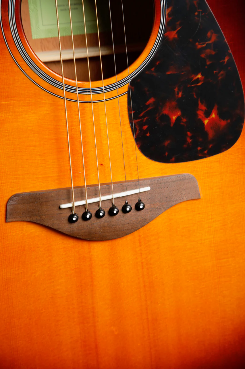 Yamaha FG820 Dreadnought Gloss Brown Sunburst Acoustic Guitar - Image 7