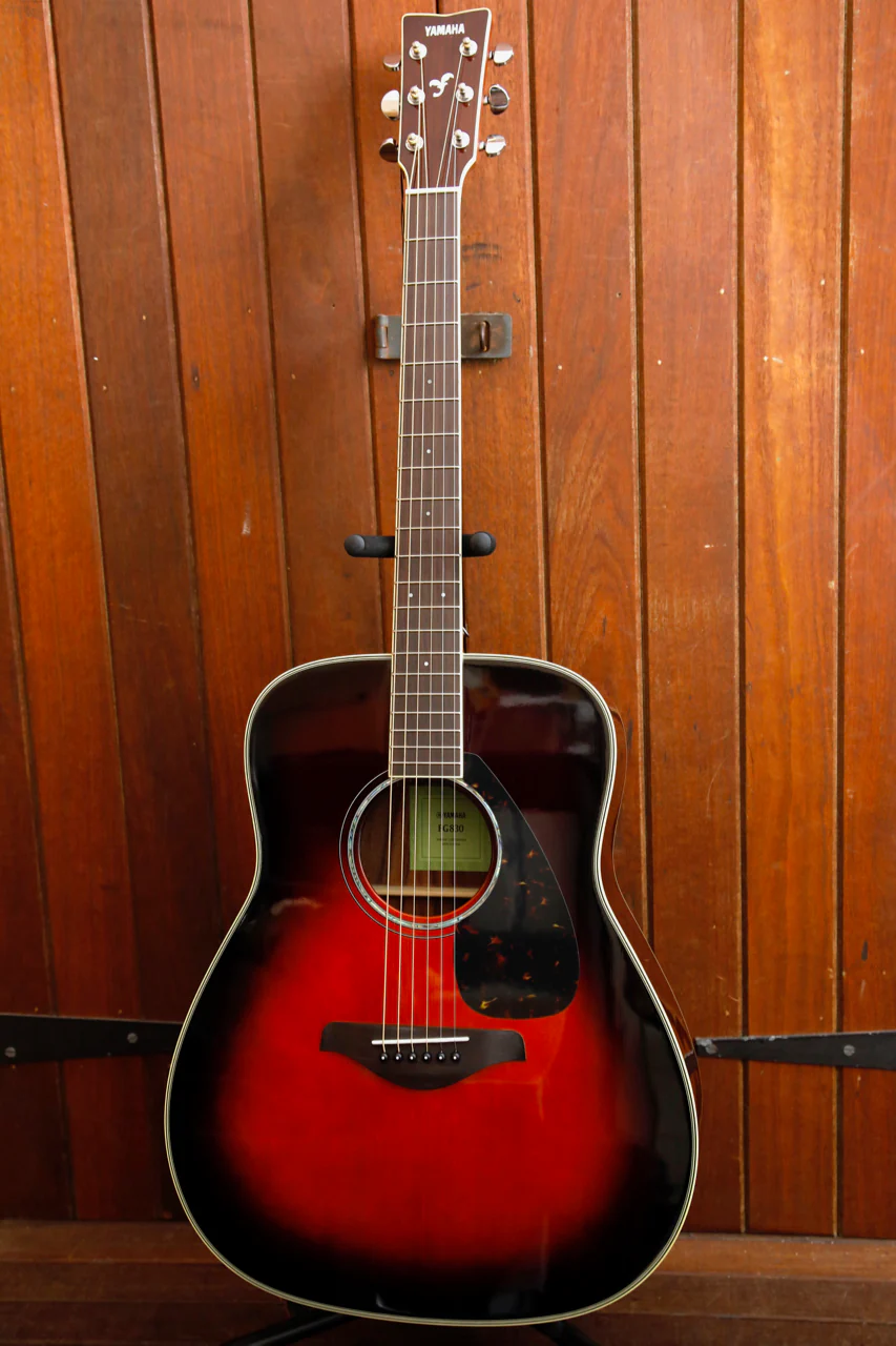 Yamaha FG830 Tobacco Sunburst Acoustic Guitar - Image 2