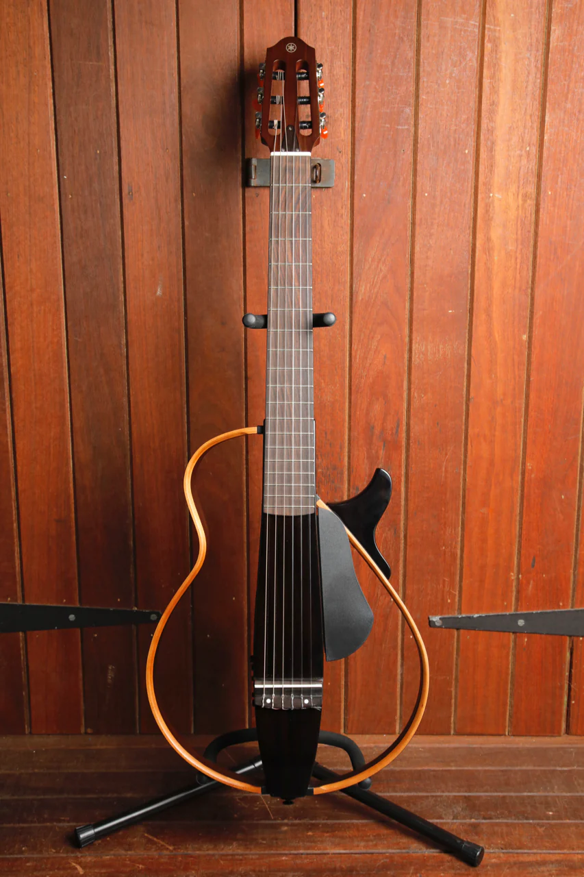 Yamaha SLG200N Silent Nylon String Acoustic-Electric Guitar Pre-Owned - Image 2